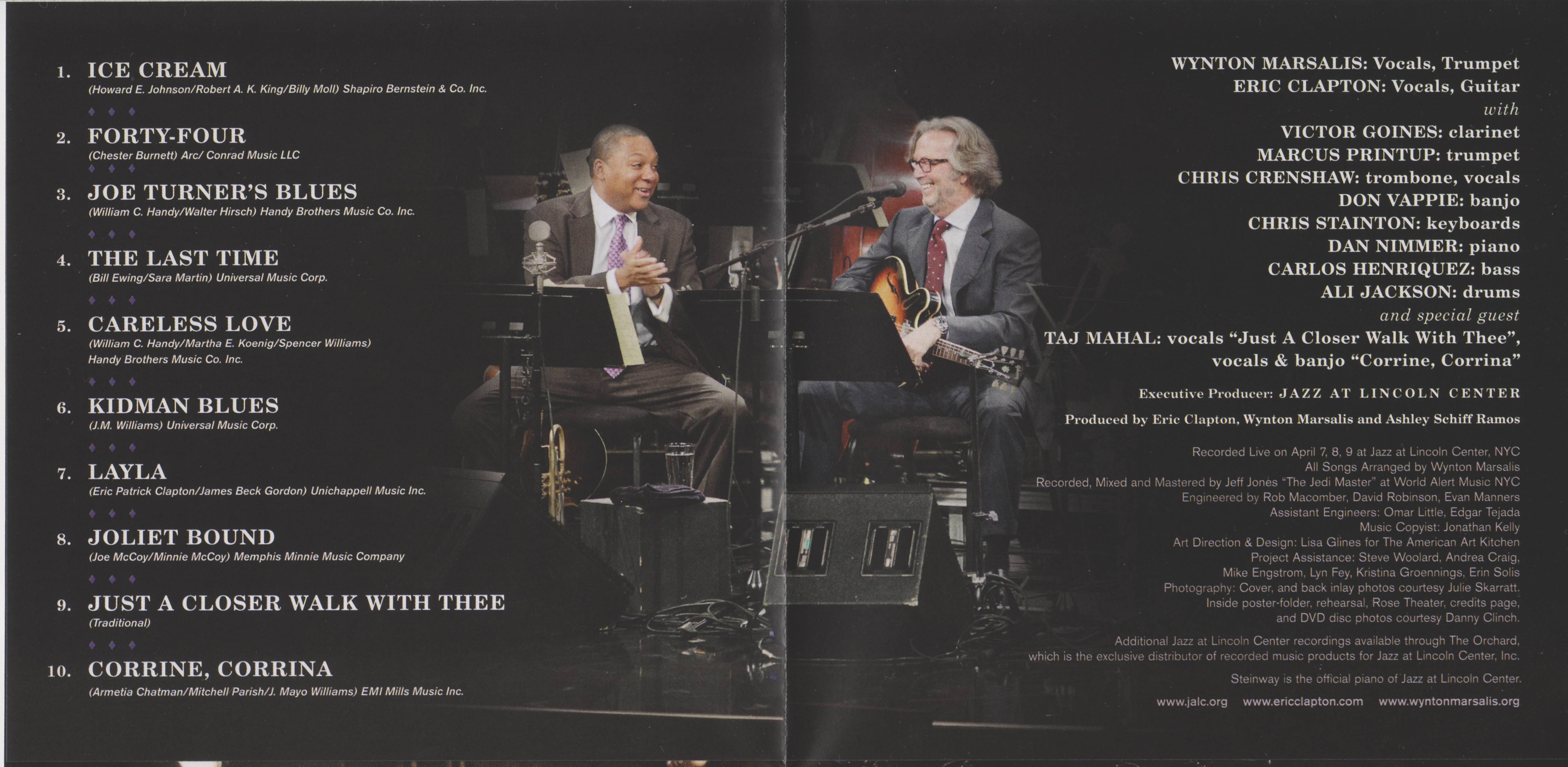 Eric Clapton Play The Blues Live From Jazz At Lincoln Center : Booklet 3